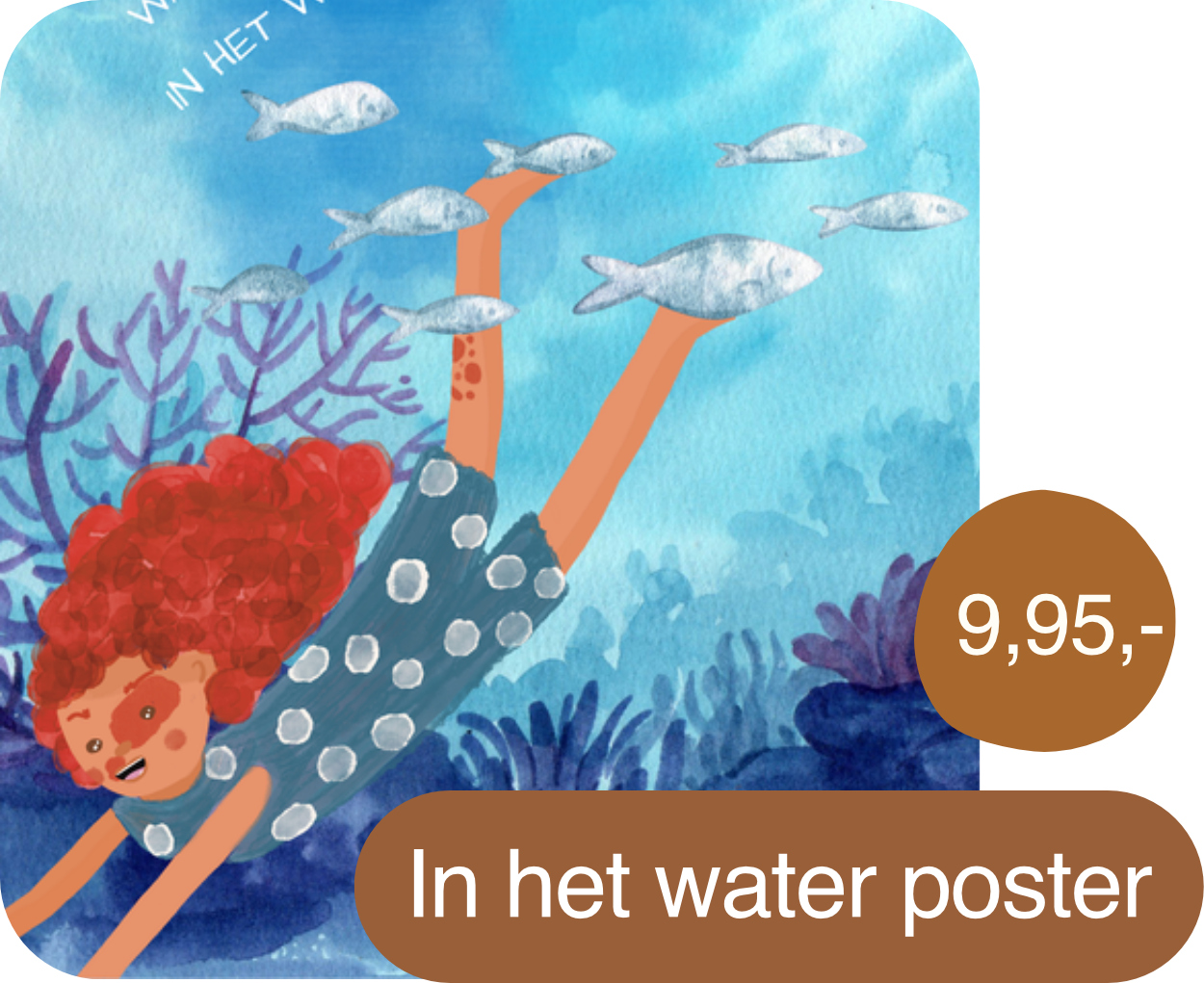 in het water poster
